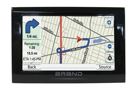 4.3인치 휴대용 GPS 내비게터 시스템 V4310 HD 터치 스크린 블루투스